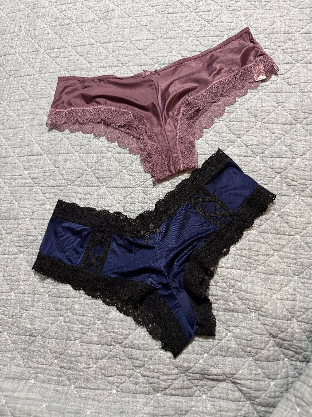 Victoria's Secret Lot of 2 Cheeky Panties Size Large NWT